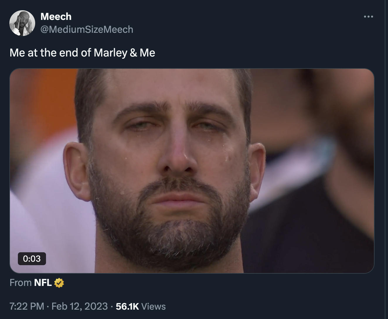 photo caption - Meech Me at the end of Marley & Me From Nfl . Views